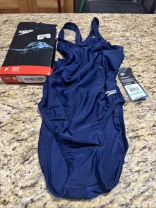 Speedo Damen ProLT Super Pro Einteiler Badeanzug Einfarbig Blau Größe 8/34 Bademode - Bild 1 von 6