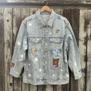 Rilakkuma San-X Original 20th Anniversary Denim Jacket Limited Edition NWT XL - Picture 1 of 12
