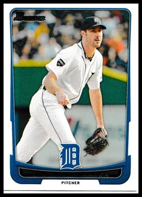 Bowman #77 Justin Verlander 2012 Tigres de Detroit Foto 1 de 2