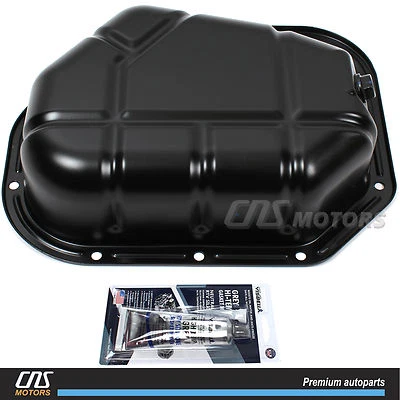 Engine Oil Pan Lower w/ Silicone for 01-10 Hyundai Santa Fe Tucson Sportage 2.7L Foto 1 de 4