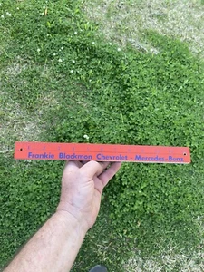 VINTAGE NICE BLACKMON CHEVROLET MERCEDES-BENZ WOOD FOLDING YARD STICK TUPELO, MS - Picture 1 of 7