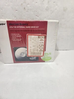 Maxtor DiamondMax Plus Hard Drive Kit 100GB w/Bonus 20GB Factory Sealed NIP - Image 1 of 4