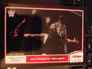2014 Topps WWE Road to Wrestlemania #93 The Wyatt Family Azul No Como Nuevo-Como Nuevo - Imagen 1 de 1
