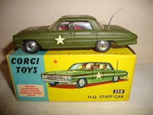 CORGI 358 OLDSMOBILE SUPER 88 H.Q. PERSONALWAGEN - FAST NEUWERTIG im Originalkarton - Bild 1 von 12