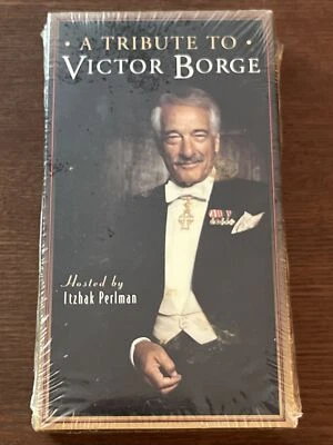 A Tribute To Victor Borge hosted by Itzhak Perlman humorist musician NEW VHS - Image 1 of 2