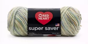 5 oz. Red Heart SUPER SAVER MULTICOLOR 100 % acrílico #0305 impresión de álamo hilo de 4 capas - Imagen 1 de 1
