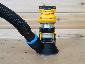 1 7/8" Shop Vac Hose Adapter for Dewalt Trim Router - Picture 1 of 5