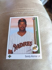 1989 Upper Deck Sandy Alomar Jr #5 Rookie San Diego Padres