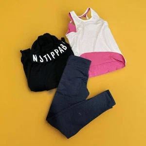 A Lot Of 3 Girls Athleta Outfit Size XXL/16 - Picture 1 of 7