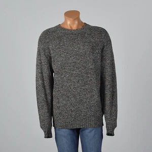 Maglione 2XL anni '80 Burberry da uomo grigio lavorato a maglia lana pull over 80 vintage - Foto 1 di 7