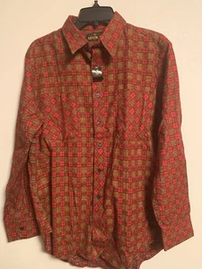 Mark II, cuadros rojos, grande, nuevo con etiquetas - Imagen 1 de 4