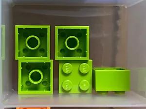 LEGO Parts - Lime Green Brick 2 x 2 - No 3003 - QTY 5 - Picture 1 of 1