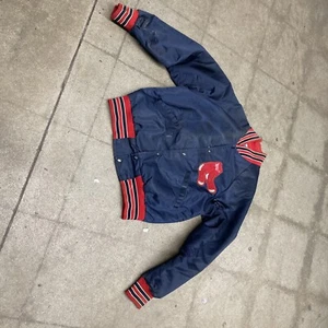 Giacca di raso vintage anni '80 Starter Boston Red Sox MLB da uomo M come nuova USA - Foto 1 di 2