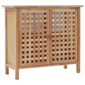 Tidyard Sink Cabinet with 2 Doors Solid Walnut Wood for Bathroom 25.9inch M3E0 - Picture 1 of 7