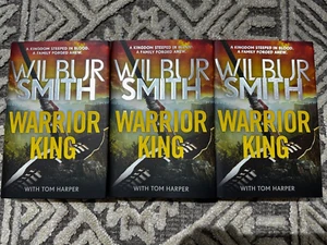 🥷WARRIOR KING👹 By Wilbur Smith with Tom Harper👺-HARDCOVER👹 BRAND NEWfr.AUS🥷 - Picture 1 of 1