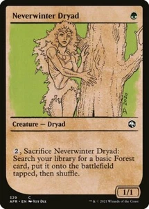 Neverwinter Dryad x4 4x FOIL Showcase AFR Forgotten Realms NM MTG - Picture 1 of 1
