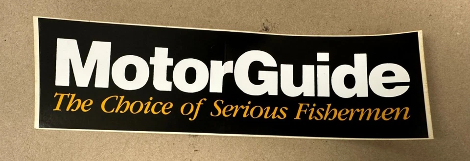 Factory MotorGuide Trolling Motor Decal 8 x 2 1/4" - Image 1 of 1