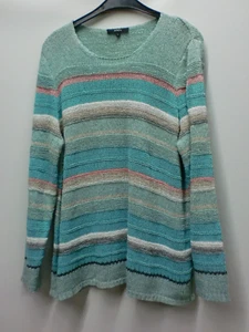 grün gestreifter Pullover Gr. 2XL von Bonita - Bild 1 von 2
