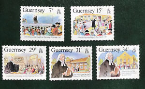 Guernsey Stamps 1987 Bicentenary of John Wesley’s vusit SG410-4 S1757