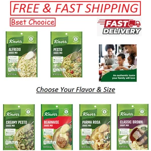 New - Knorr Sauce Mix, No Added MSG,No Artificial,( Choose Your Flavor & Size ) - Picture 1 of 13