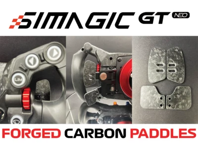 Simagic GT Neo Forged Carbon Gear & Clutch Paddles - Image 1 of 4