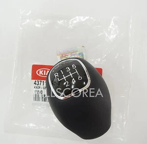 6-speed Leather Gear Shift knob Lever For VELOSTER 2012-2016 - Picture 1 of 3