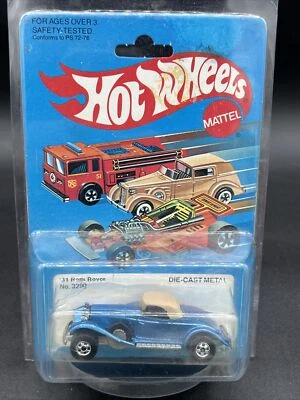 Hot Wheels Black Walls No. 1981 3290 AZUL 31 ROLLOS ROYCE PARED NO BLANCA Foto 1 de 3