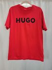 Hugo Boss Mens Tee Shirt Short Sleeve Sz Medium Red 3046 Spell Out