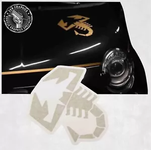 Exact spec Bonnet Decal for Fiat 595 Abarth 595 scorpioneoro Sticker - Picture 1 of 2