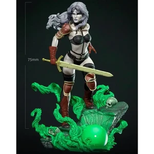 Kit Modelo Superhéroe Impresión 3D 1/24 75mm Mujer Hermosa Niña Sin Pintar - Imagen 1 de 1