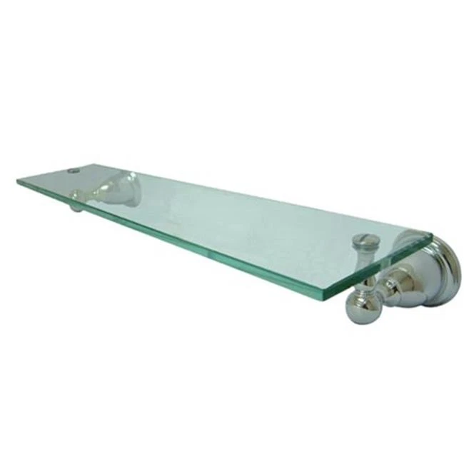 Estante de vidrio Kingston de latón BA1759C Heritage - cromo pulido Foto 1 de 1