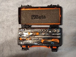 Beta 900 C13-8 1/4" Drive Socket Set 6 Point Shallow Metric - Picture 1 of 5