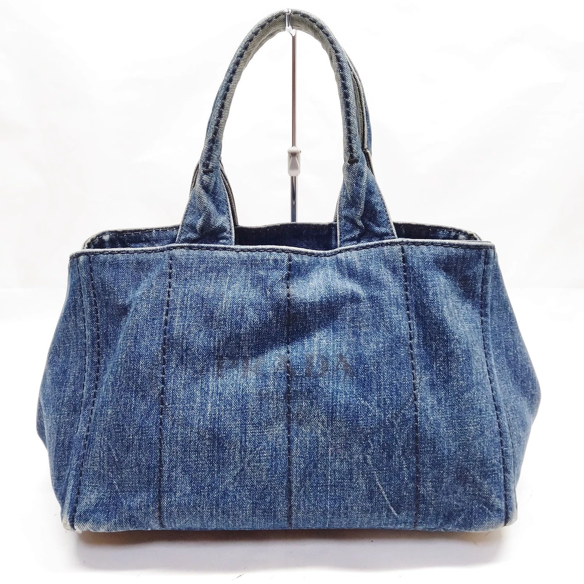 PRADA Denim Exterior Bags & Handbags for Women for sale | eBay