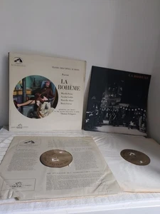 SAN 131-2 ED1 Puccini La Boheme Freni Schippers 2LP 1st White Angel Gatefold .nm - Picture 1 of 13