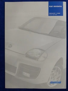 Fiat Seicento Sporting - Lista de precios MJ 2002 - Folleto 04.2002 - Imagen 1 de 2
