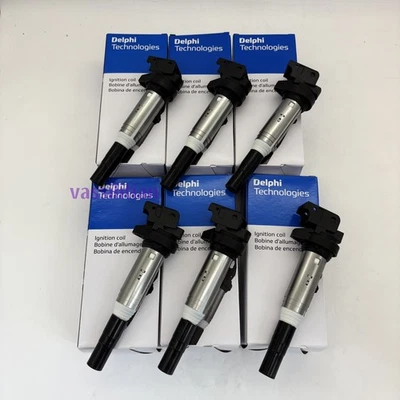 Delphi 6Pcs 12138616153 Ignition Coils for BMW 520i 320i 328i E90 F30 N20 NEW - Imagem 1 de 4