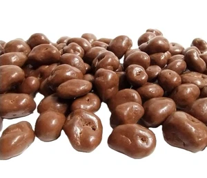 Milchschokolade überzogene Rosinen - 1 Pfund frische Gourmet süße cremige zähe Bucht... - Bild 1 von 7