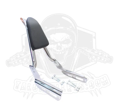 Rear Pasenger Sissy Bar Backrest Pad 4 Honda VTX 1300C VTX1800 CF 1300 1800F - Image 1 of 4