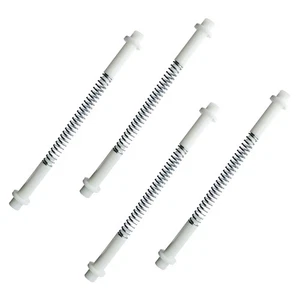 4 Set K 5131 Kit Pinza Cerniera Porta Tempesta Acciaio e Nylon, 8 Pezzi Pin Cerniera Nylon... - Foto 1 di 6