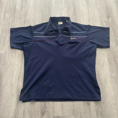 Vintage King Louie Bowling Shirt Chain Stitch 70’s Striped 10 Pin Lounge Bout - Image 1 of 4