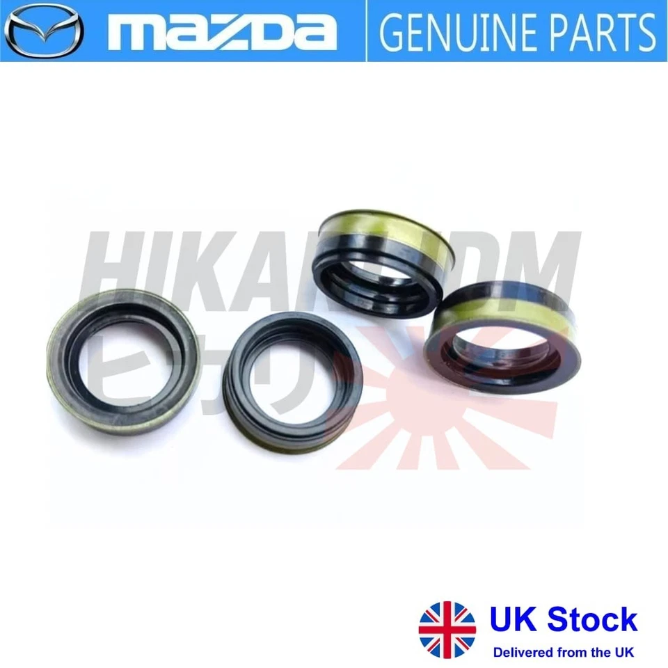 CONJUNTOx4 ANEL DE VEDAÇÃO DE ÓLEO BICO INJETOR GENUÍNO MAZDA BT-50, FORD RANGER 2.5TD WLA - Imagem 1 de 1