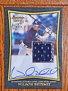 2002 Bowman Futures Game Autograph Relics Wilson Betemit - Picture 1 of 6