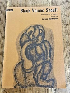 Black voices shout! - An anthology of poetry 1974 South Africa BLAC 1/1 PBO VGC - Imagen 1 de 7