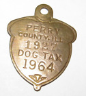 1964 Perry County, Il Dog Tax Tag - Token Illinois