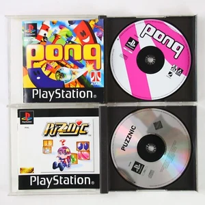 Sony Playstation 1 PS1 PAL OVP Pong + Puzznic Gut - Bild 1 von 2