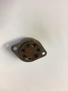 78-RS-7   AMPHENOL  7 PIN TUBE SOCKET WITH MOUNTS NEW - Picture 1 of 2