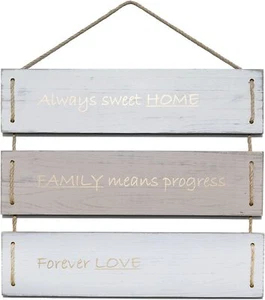Inspirational Wall Art - Sweet Rustic Family WALL SIGN NEW - Picture 1 of 4