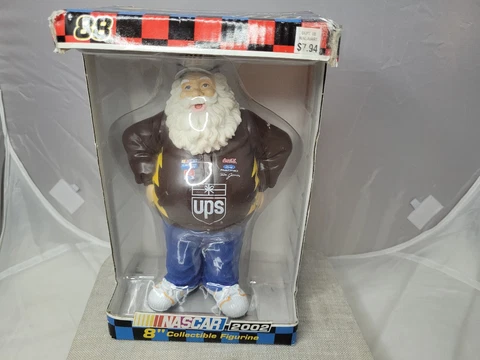 #88 UPS 8" Santa Clause Figurine (Dale Jarret) 2002 Cover