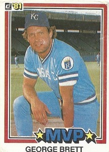 1981 Donruss - #491 George Brett - Royals
