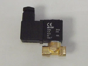 Direktwirkendes Messing Magnetventil 1/8 Bsp N/C 24V DC Sirai italienische Qualität   - Bild 1 von 4